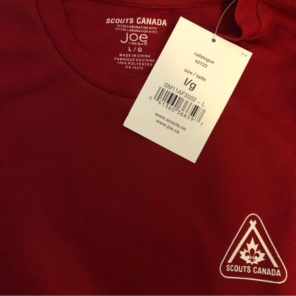 Joe Fresh for Scouts Canada tshirt